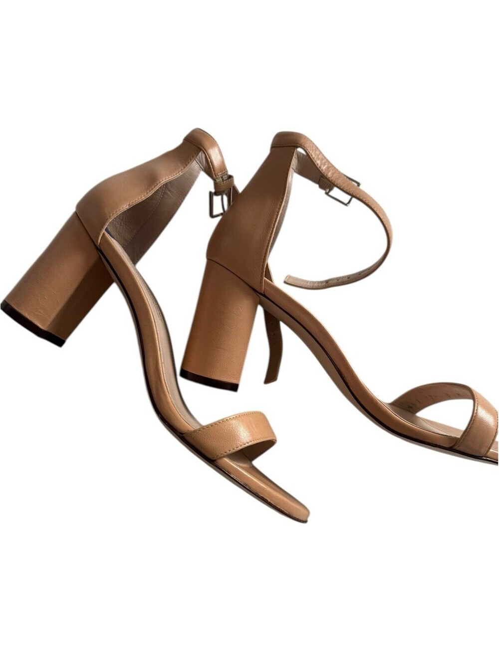 stuart weitzman suede pumps 8 Nearly Nude Saddle